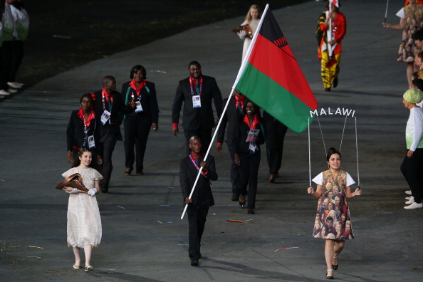 Malawi did send a small three-strong team to the London 2012 Olympic Games, led by marathon running Flagbearer Mike Tebulo ©Getty Images