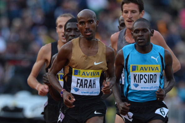 Moses Kipsiro, competing against Mo Farah at a Diamond League event in 2012, has been dropped from the Ugandan team after criticising the alleged abuse by the coach ©AFP/Getty Images