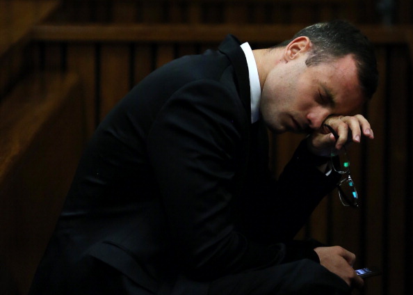 Oscar Pistorius has, for the first time, publicly recounted the moment he shot his girlfriend Reeva Steenkamp dead ©AFP/Getty Images