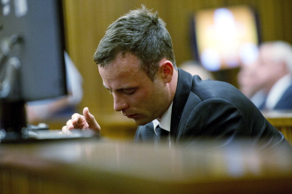 Oscar Pistorius was emotional in court today as the murder trial resumed ©AFP/Getty Images