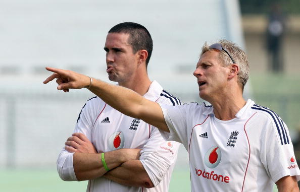 Peter Moores was neither the first nor last to fall afoul of Kevin Pietersen during his first stint as England coach ©Getty Images