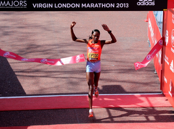 Priscah Jeptoo knows she will have her work cut out to defend her London Marathon title, but is confident she is in good shape ©Getty Images