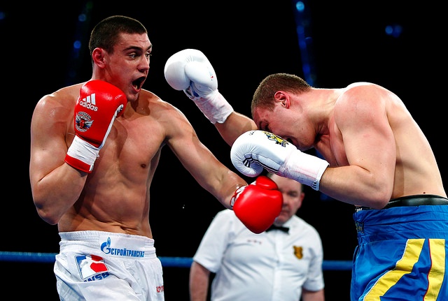 Russia and Ukraine went head-to-head in a highly charged WSB quarter-final in Moscow ©WSB
