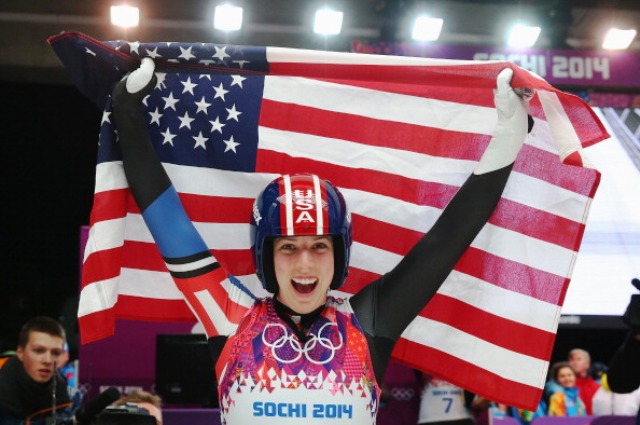 Sochi 2014 bronze medal winner Erin Hamlin is a graduate of the Slider Search programme ©Getty Images 