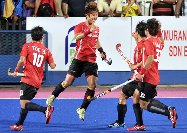 South Korea go into the Men's Pahang Hockey Champions Challenge 1 as Asian champions ©AFP/Getty Images