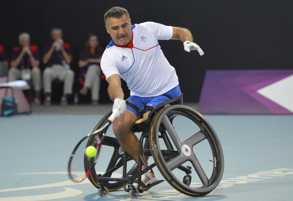 Stephane Houdet was in superb form in winning the men's singles for France ©Getty Images