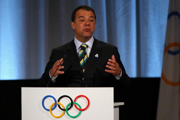 Sérgio Cabral made his pitch to International Olympic Committee members during Rio's presentation ahead of the vote in 2009 ©Getty Images 