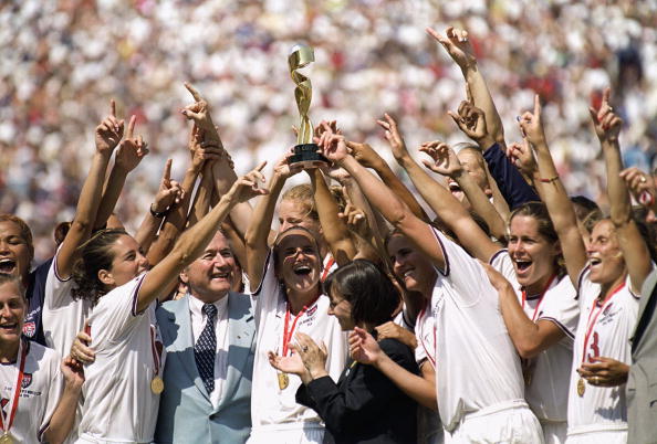 The 1999 FIFA World Cup, won by host nation United States, was hailed as a major breakthrough for women's sport ©Getty Images