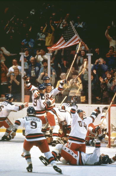 The United States' 4-3 victory over the Soviet Union in the 1980 Winter Olympic Games, dubbed "Miracle on Ice", is one of the most famous Olympic stories in history ©Sports Illustrated/Getty Images