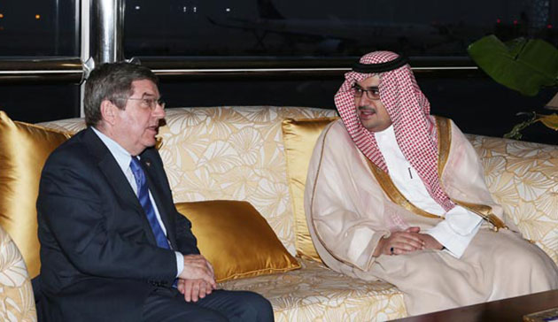 The announcement follows a visit to Saudi Arabia by IOC President Thomas Bach earlier this month ©Saudi Arabian Olympic Committee