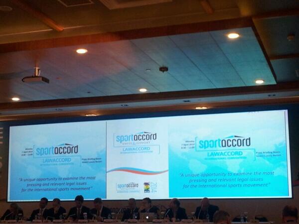 The opening of the LawAccord 2014 meeting this morning ©ITG