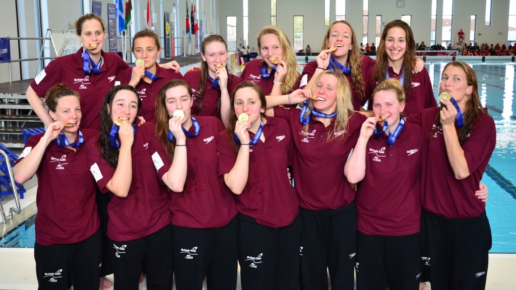 There was succes earlier this month for England's women when they won their first ever Commonwealth Water Polo Championships gold ©Brian Battensby