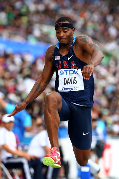 Walter Davis has not been as competitive in recent years but did compete at the 2011 World Championships in Daegu, failing to reach the final ©Getty Images