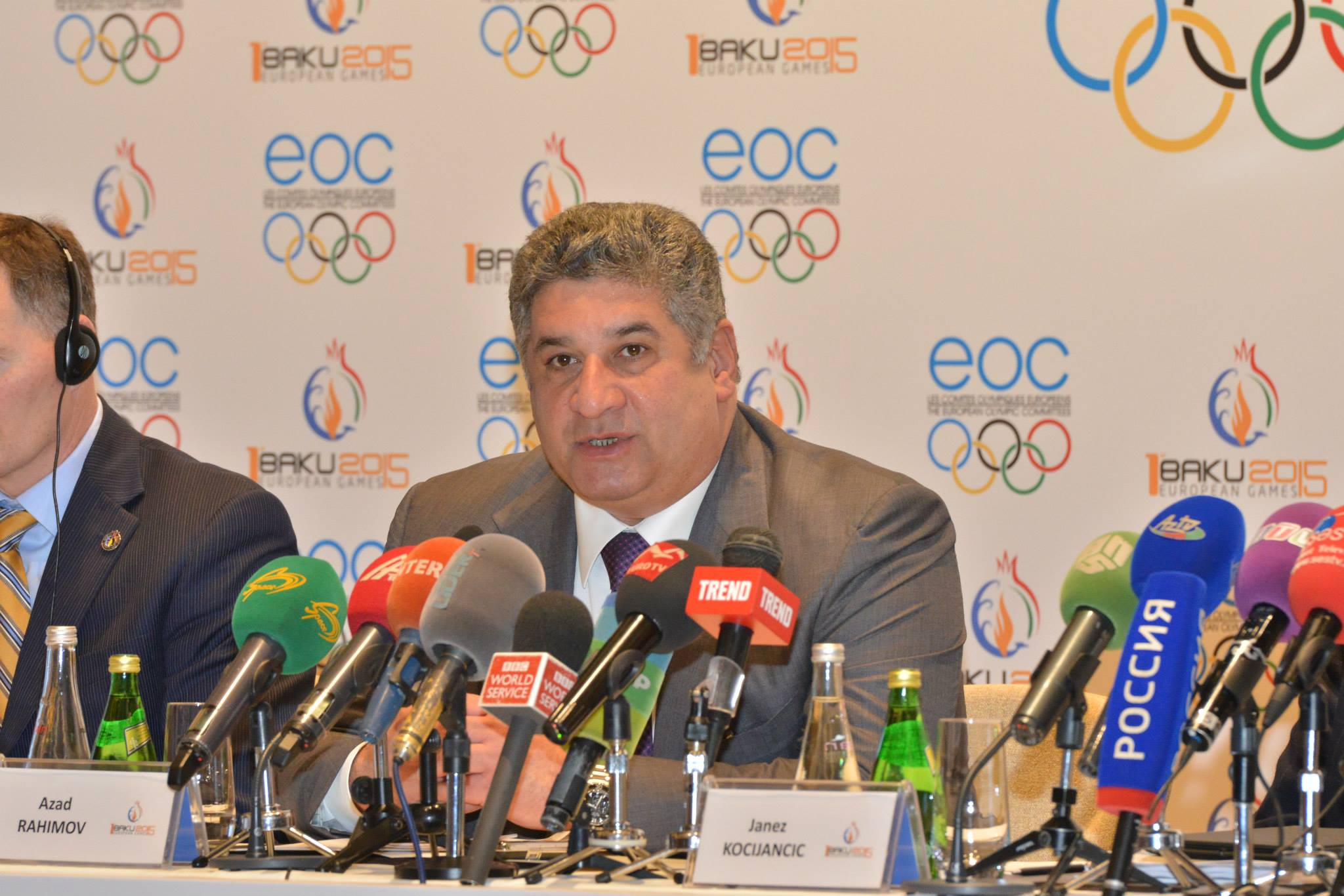 Azerbaijan's Minister of Youth and Sports and Baku 2015 chief executive Azad Rahimov is among those excited by the launch of the Academy ©Baku 2015