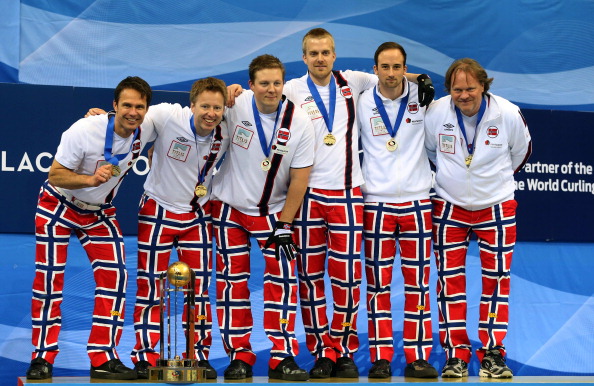 Norway have won their first World Men's Curling Championship title since 1988 ©AFP/Getty Images