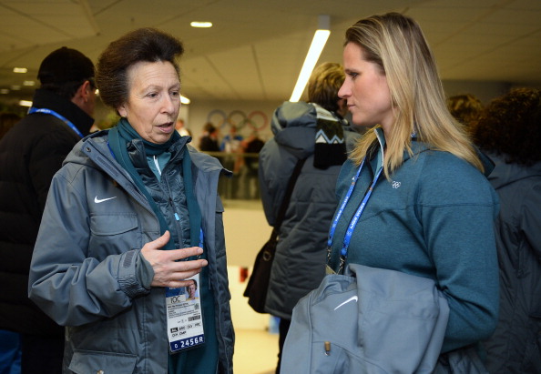 Princess Royal, pictured with fellow IOC member Angelo Ruggiero before the Opening Ceremony of Sochi 2014, is to head the Nominations Commission ©Getty Images