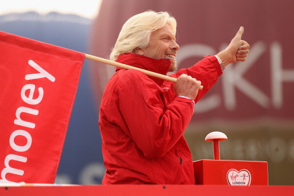 Virgin group founder Richard Branson, pictured starting the 2011 London Marathon, says the latest digital advance will make the event available to runners around the world, 24/7 ©Getty Images