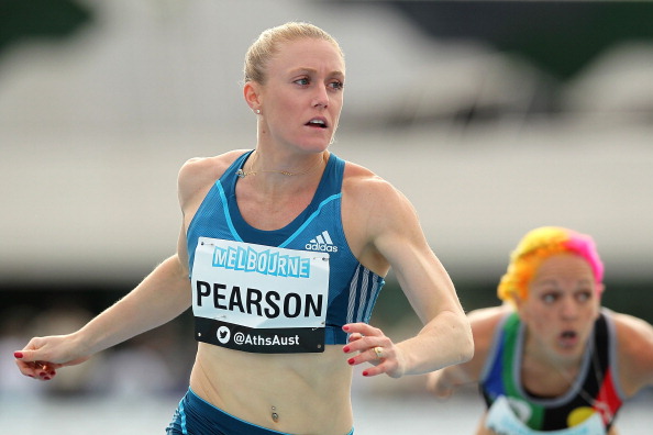 Sally Pearson, the Olympic 100 metres hurdles champion, pictured winning in Melbourne this year, is among those named in a strong Australian team for Glasgow 2014 ©Getty Images