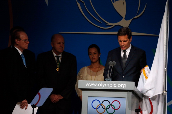 Alexander Zhukov being sworn in as an IOC member in Buenos Aires last September ©Getty Images