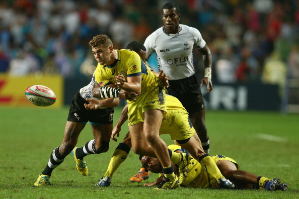 Australia's men's rugby sevens team came fifth in the 2014-2015 HSBC World Sevens Series and will be hoping to improve as they bid for gold at Glasgow 2014 ©Getty Images