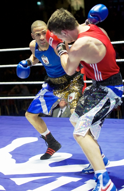 Benson will represent Team Scotland in the welterweight division at Glasgow 2014 ©Boxing Scotland/Rebecca Lee
