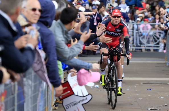 Cadel Evans is in second place overall ©AFP/Getty Images