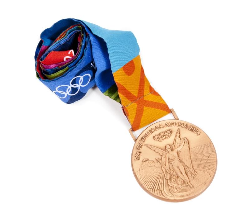Carmelo Anthony's 2004 Olympic bronze medal is up for sale at a California-based auction house ©Julien's Auctions