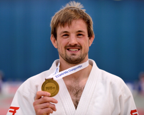 Colin Oates will come into Glasgow 2014 full of confidence after earning gold at the 2014 Baku Grand Slam ©Getty Images