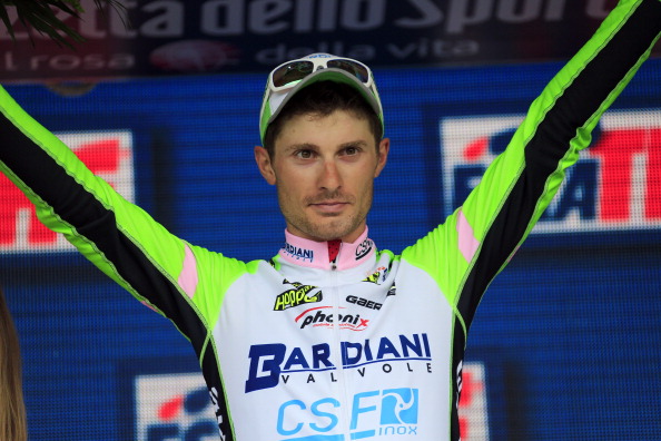 Enrico Battaglin has won stage 14 of the 2014 Giro d'Italia ©AFP/Getty Images