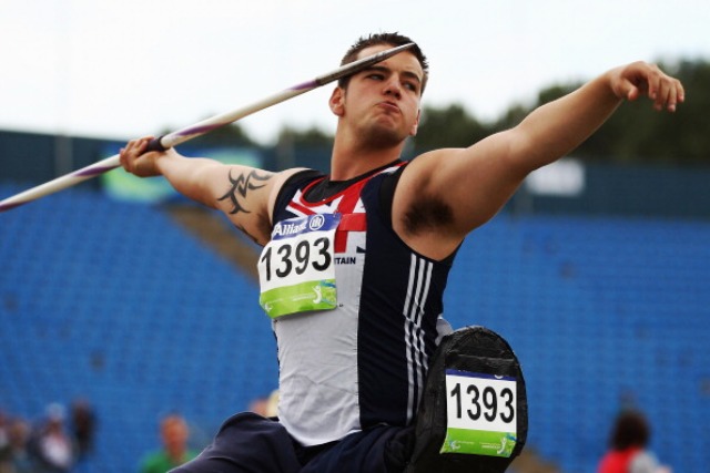 Former world champion Nathan Stephens will be appearing at the special event in Swansea on Saturday to mark 100 days to the 2014 IPC Athletics European Championships ©Getty Images 