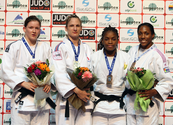 France have retained their spot atop the Baku Grand Slam medal table with Anne-Laure Bellard taking gold in the women's under 63kg category ©IJF