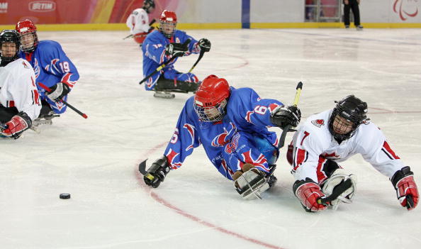 Great Britain are among six teams currently in the B-Pool of ice sledge hockey nations ©AFP/Getty Images