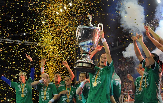 Győri Audi ETO KC have secured the EHF Champions League title with victory over ZRK Buducnost ©EHF