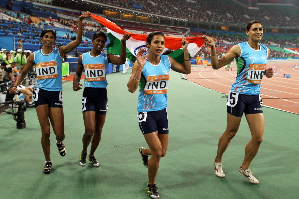 Three members of the gold medal winning 4 x 400m relay team at the Delhi 2010 Commonwealth Games have since failed drug tests ©Getty Images