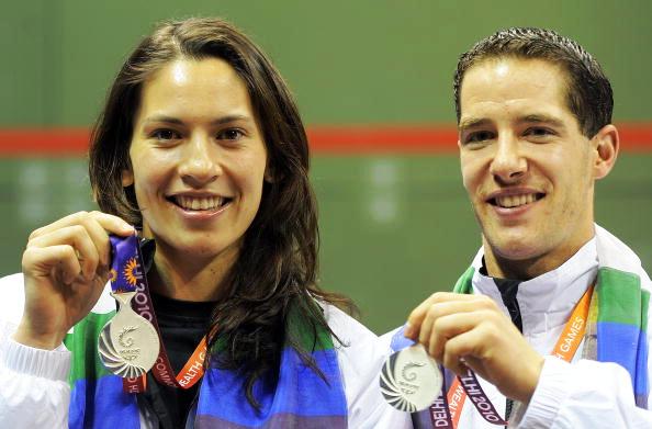 King and Martin Knight will team-up once again in the mixed doubles after securing silver at Delhi 2010 ©AFP/Getty Images