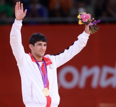 Lasha Shavdatuashvili is among the stars to compete at the Baku Grand Slam this weekend ©AFP/Getty Images