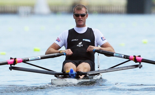 Mahé Drysdale won one of six gold medals for New Zealand at London 2012 in the flagship single sculls rowing ©Getty Images