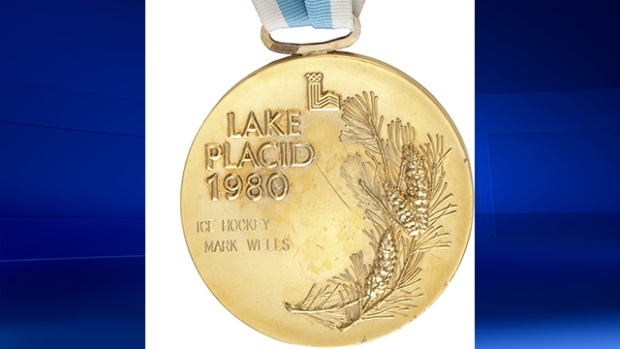 Mark Pavelich's gold medal from the 1980 Lake Placid Olympic Games has sold for $262,900 at a Dallas auction house ©Heritage Auction
