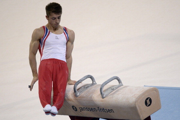 Max Whitlock won Britain's only gold medal of the 2014 Men's European Artistic Gymnastics Championships event finals as he topped the podium in the pommel horse competition ©AFP/Getty Images