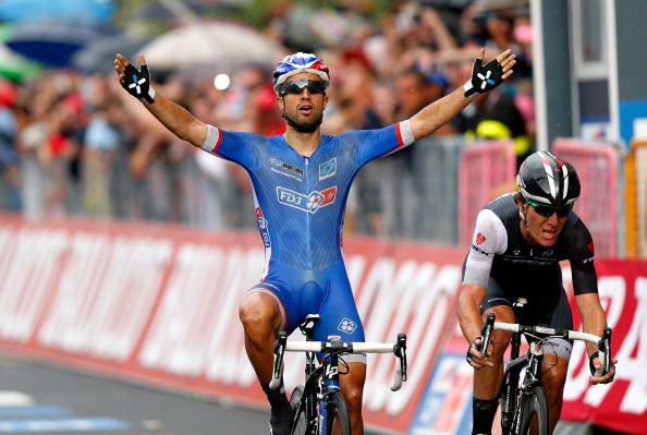Nacer Bouhanni has won the fourth stage of the Giro d'Italia  ©Velo/Getty Images