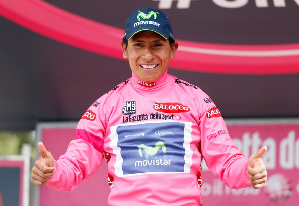 Nairo Quintana has won the 16th stage of this year's Giro d'Italia and taken the overall lead ©Getty Images