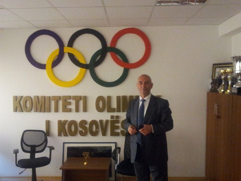 Kosovo Olympic Committee President Besim Hasani believes the the latest Kosovo football international will boost the country's prospects of Olympic qualification ©ITG