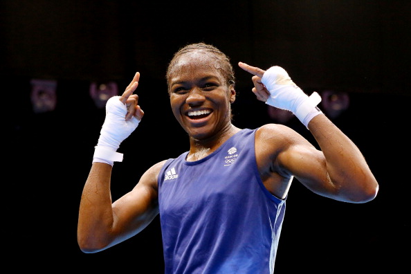 Nicola Adams, who became the first woman to win a boxing gold in Olympic history at London 2012, has helped spark a rise in the number of women taking part in contact or power sports ©Getty Images