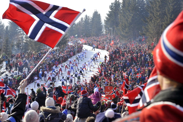 Oslo 2022 still believes it will receive the required Government guarantees needed to host the Winter Olympic and Paralympics in the Norwegian capital, pictured here during its hosting of the 2011 Nordic World Ski Championships ©Getty Images