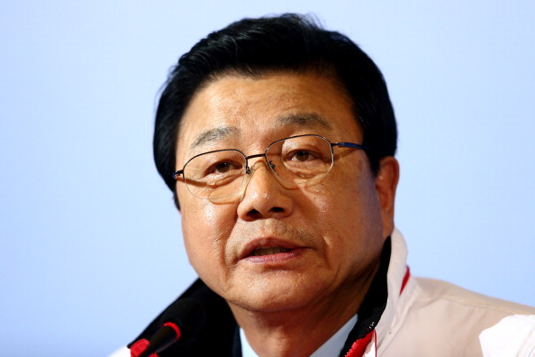 Pyeongcgang 2018 President Jin-sun Kim assured a news conference that the Organising Committee (POCOG) was close to finalising a deal for a first domestic sponsor ©Getty Images