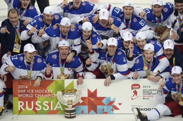 Russia have been crowned champions of the 2014 IIHF Ice Hockey World Championships ©Getty Images