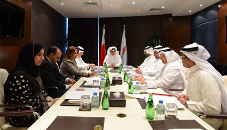 Shaikh Salman bin Ebrahim Al Khalifa chairs the Bahrain Olympic Committee's third board meeting ©Bahrain Olympic Committee