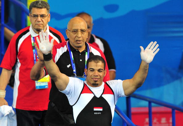 Sherif Othman broke his own world record four times to win World Championship gold in April ©Getty Images