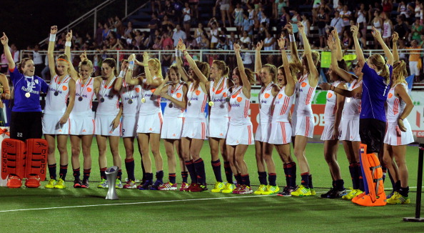 The Netherlands won both the men's and women's inaugural Hockey World League tournaments ©AFP/Getty Images
