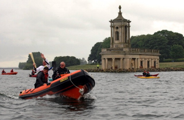 The Rutland Water man-made lake will play host to the world's top racing teams in 2015 ©Getty Images 
